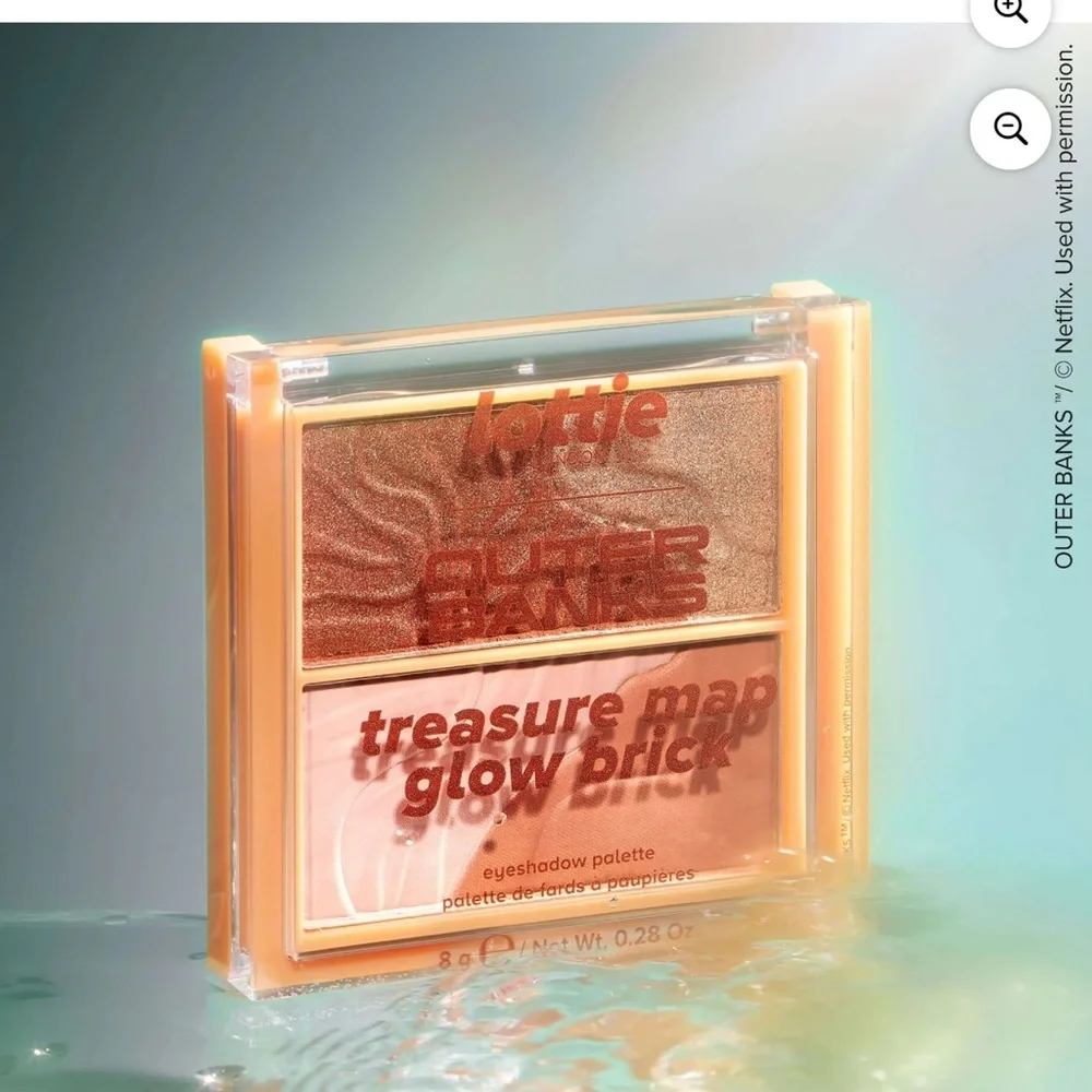 Lottie London x Outer Banks Treasure Map Glow Brick Palette